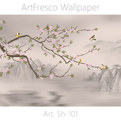 ArtFresco Wallpaper - Дизайнерские бесшовные фотообои Art. Sh-101 OM