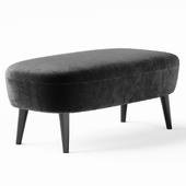 Wingback Long Ottoman