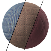 Fabric Materials 28- Stitched Fabric | Pbr 4k Seamless
