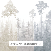 Creativille | Wallpapers | 4946 watercolor pines