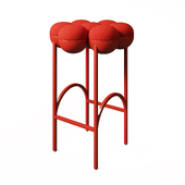 Bohinc studio Saturn bar stool red