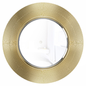 Round wall mirror in frame Arno M2