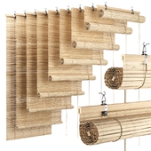 Bamboo roller blinds
