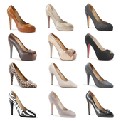 Set of women's shoes