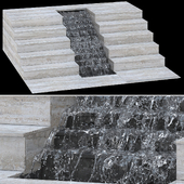 Waterfall fountains stairs_007
