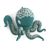 Crate & Barrel Curious Octopus Head Wall Decor