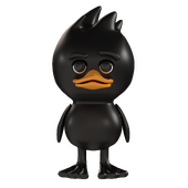 Игрушка коллекционная Tud Toy The Ugly Duck в трех размерах