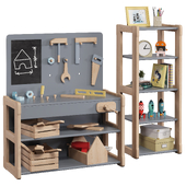 Woodjoy Work Bench with shelf