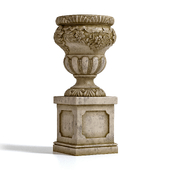 Vase On Plinth