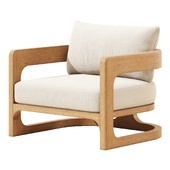 Cassale Lounge Chair with Cushion Inserts