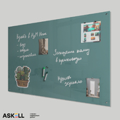 Magnetic whiteboard for office "Askell Standart"