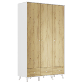 Распашной шкаф Сальвадор-3-130-210 Wood (divan.ru)
