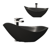 Black wash basin No.01