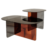 Miniforms chap glass coffeeside table
