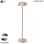 SL6002.205.01 Торшер ST-Luce Золотистый/Янтарный LED ОМ