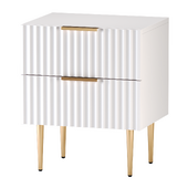 OM Bedside table Cutwood pearl