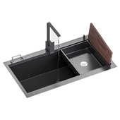 sink Kitchen Basin with Single Bowl