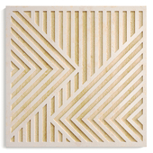Wooden panel Graphic Wood Geometric