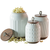 Tabletops Gallery Ceramic Canister Collection