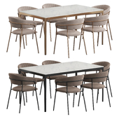 West Elm Canto Turin Dining set