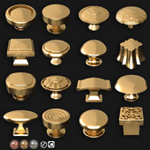 Collection of door knobs and handle-set 012