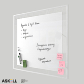 Magnetic whiteboard for office "Askell iQuadro"