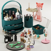 portable tash cosmetics Decorative set