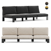 Bench three seater by Bea Mombaers