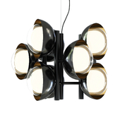 Muse 13-Light Suspension Lamp by Corrado Dotti