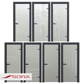 Glass doors Phantom Modern Sofia