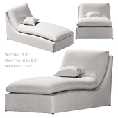 TURN CHAISE LOUNGE BLOCE CREAM