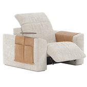 KUBRIK | Fabric armchair By Vismara Design