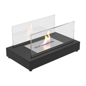 Vigo ontable biofireplace with flame procedural animation
