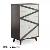 OM THE-IDEA high chest of drawers FRAME 020