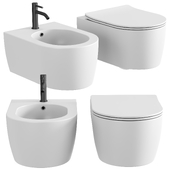 Toilet  by Scarabeo Ceramiche Glam