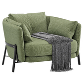 Cradle armchair by Arflex