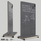(OM) Mobile magnetic whiteboard "Askell Mobile 2020 Premium"