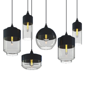 Modern Glass stone pendant light