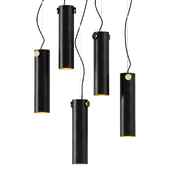 Indi pendant cylinder suspension lamp