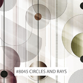 Creativille | Wallpapers | 8045 Circles and Rays