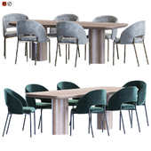 Halmar K455 chair Carena dining Table