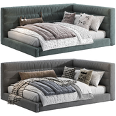 Hudson Upholstered Corner Bed