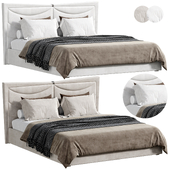 DESEO BEIGE DOUBLE BED by artemest