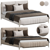 JAMES BEIGE DOUBLE BED by artemest