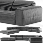 GIOPAGANI VICIOUS Sectional leather sofa