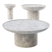 Jack Concrete Round Tables / Круглые бетонные столики