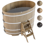 Oval hot tub from Bentwood 1.15*1.83m