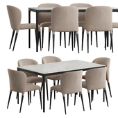West Elm Canto Orly Dining set