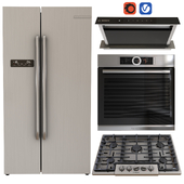 BOSCH Kitchen appliance collection 4( DDA097G59B , HBG676ES6  , KAN93VIFPG , NGMP056UC )