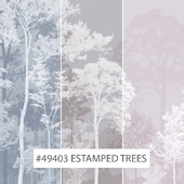 Creativille | Wallpapers | 49403 Estamped Trees